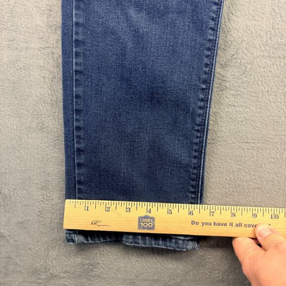 Mott & Bow Men's Slim Staple Jeans Women's 29x30 Blue Italian Denim High-Rise - Picture 9 of 11